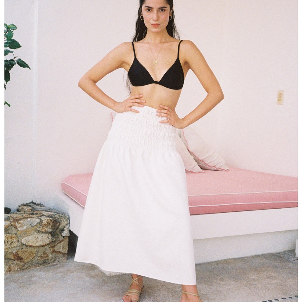 Ciao Lucia Clio Ivory Jacquard Skirt Dress